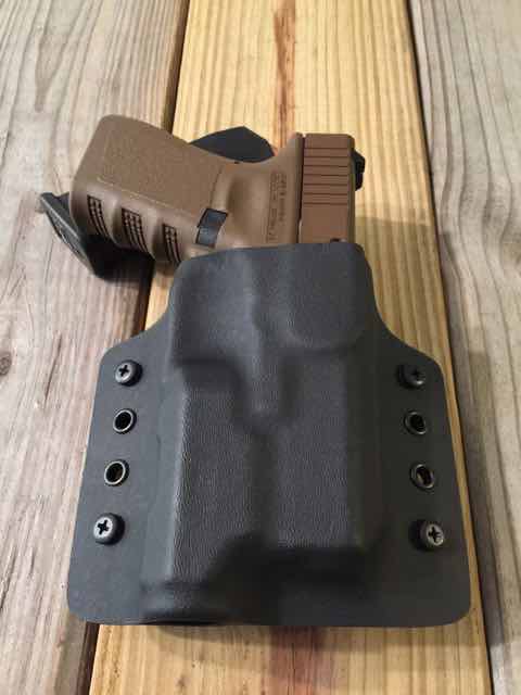 Custom Light Bearing Holster - OWB Contour (image for) Custom Light Bearing Holster - OWB Contour